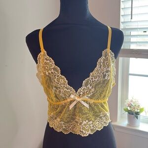 Yellow Lingerie Top
